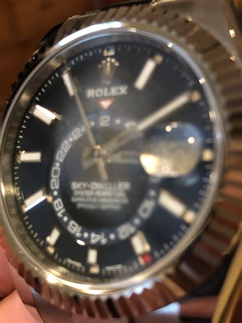 rolex condensation in watch